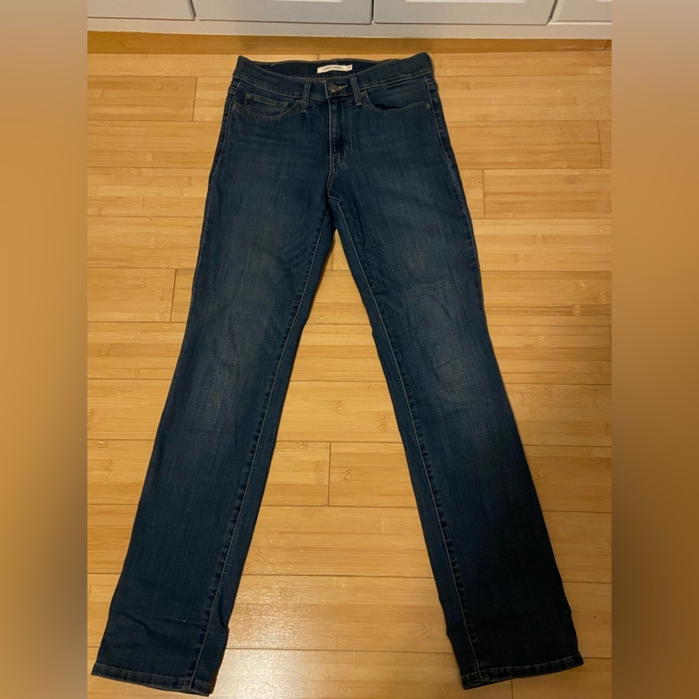 Levi’s 511 Slimming Straight Jeans Dark Wash Classic Fit Size 27